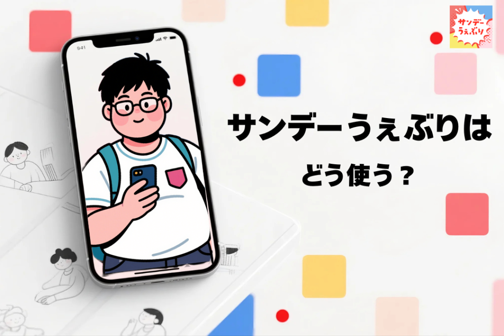 サンデーうぇぶりはどう使う?3つの読み方!